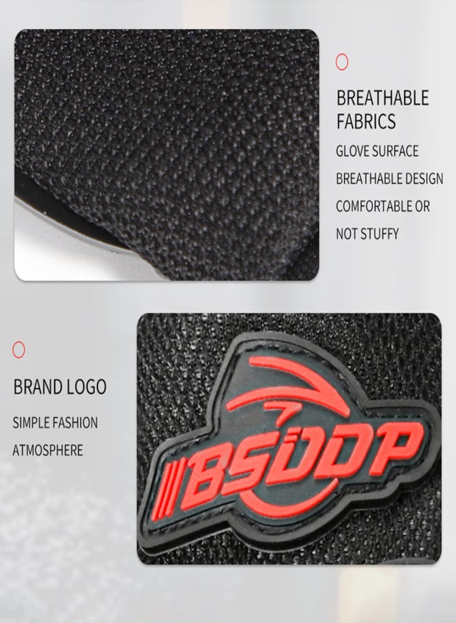 BSDDP Motorcycle Riding Gloves Rider Anti-slip Anti-drop Breathable Outdoor Full Finger Touch Screen Gloves - Image 3