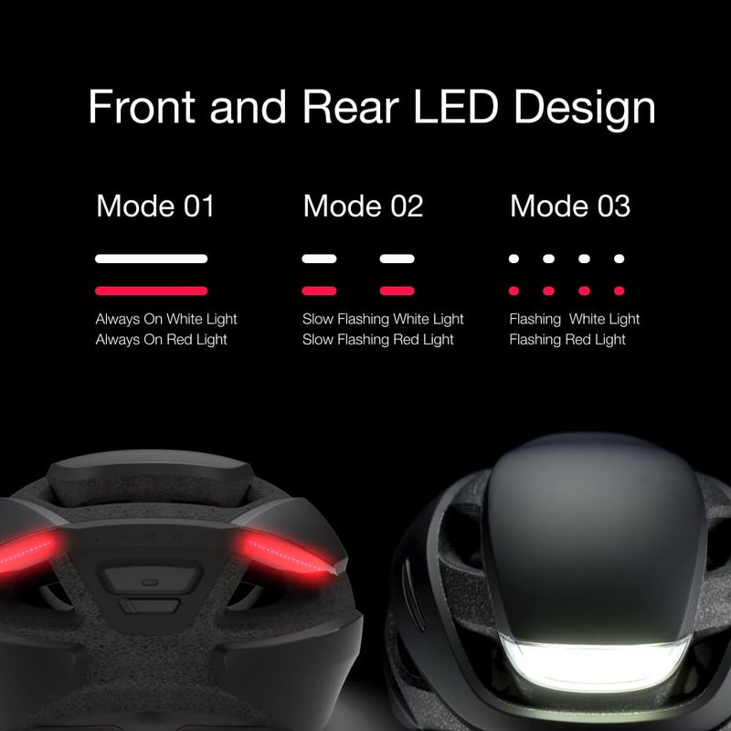 Lumos Ultra Smart Bike Helmet | Customizable Front and Back LED Lights with Turn Signals | Road Bicycle Helmets for Adults: Men, Women (Without MIPS) - Image 2