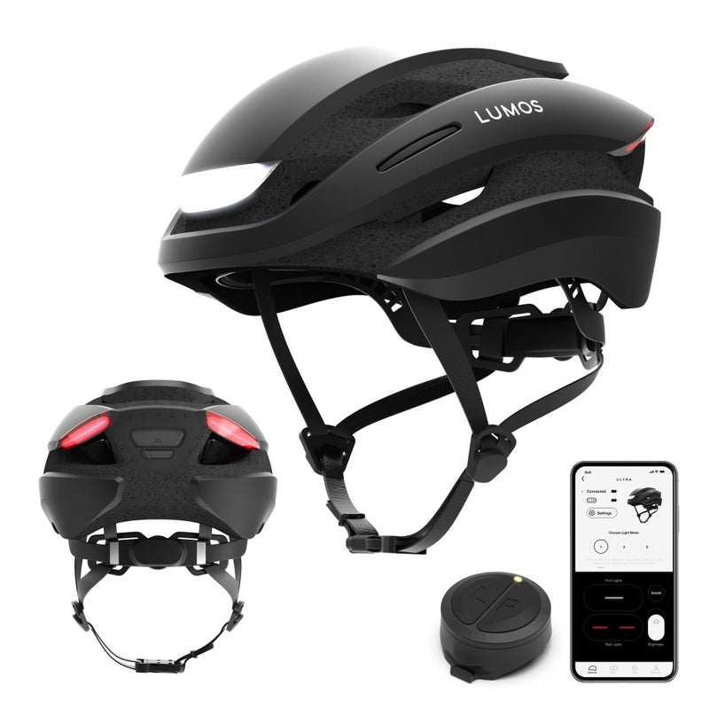 Lumos Ultra Smart Bike Helmet | Customizable Front and Back LED Lights with Turn Signals | Road Bicycle Helmets for Adults: Men, Women (Without MIPS) - Image 1