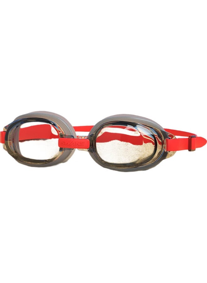 Swans Children'S Swimming Goggles For Boys And Girls Import, Professional Waterproof Anti-Fog High-Definition Swimming Glasses Equipment Sj7 Black And Red - Image 1
