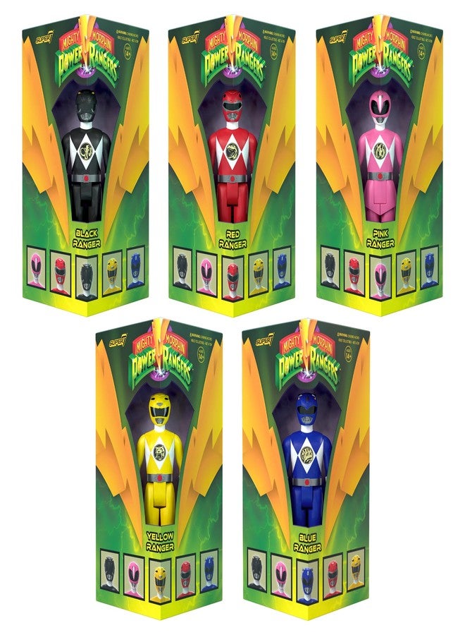 Super7 Mighty Morphin Power Rangers Reaction SDCC 2023 - Blue Ranger [Triangle Box] [SDCC 2023] Classic Collectibles and Retro Toys - Image 5