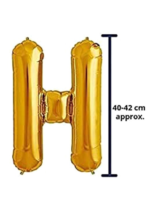 MARKQ 16 Inch Mylar Foil Letter Gold Happy Anniversary Balloons Banner  - Image 3