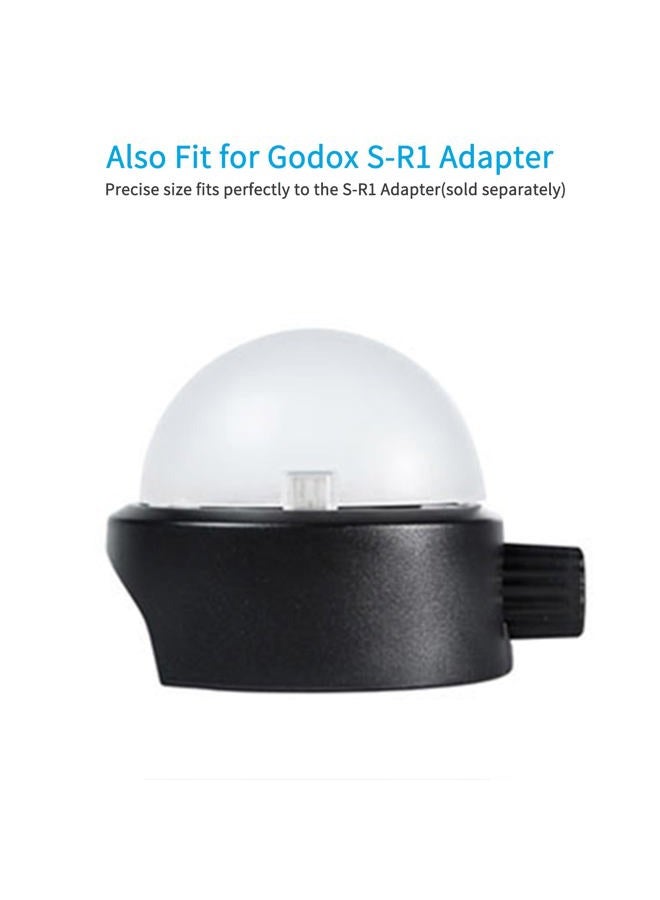 Godox AK-R11 Diffuser Dome for Godox V1 V1pro V100 Round Head Flash for Godox AD100Pro / H200R - Image 4
