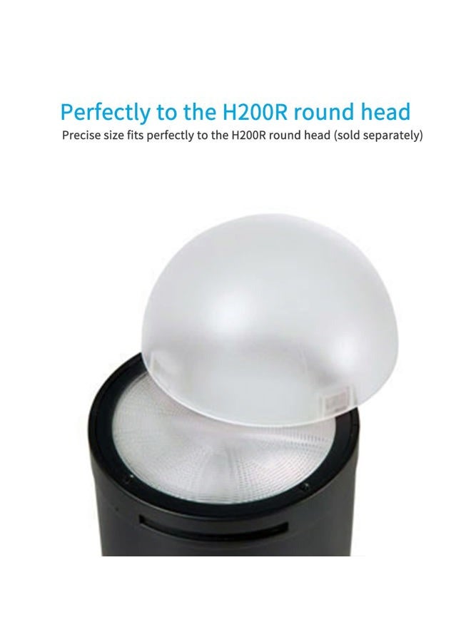 Godox AK-R11 Diffuser Dome for Godox V1 V1pro V100 Round Head Flash for Godox AD100Pro / H200R - Image 3