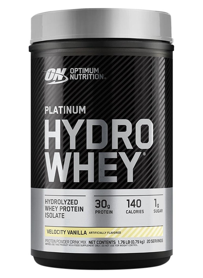 Optimum Nutrition Platinum Hydrowhey Velocity Vanilla 1.76 Lb - Image 1