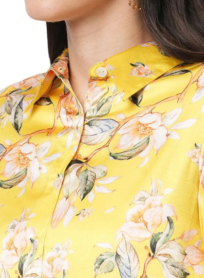 #Be Floral High-Low Dress