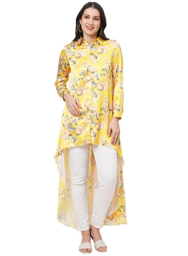 #Be Floral High-Low Dress