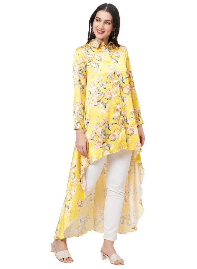 #Be Floral High-Low Dress