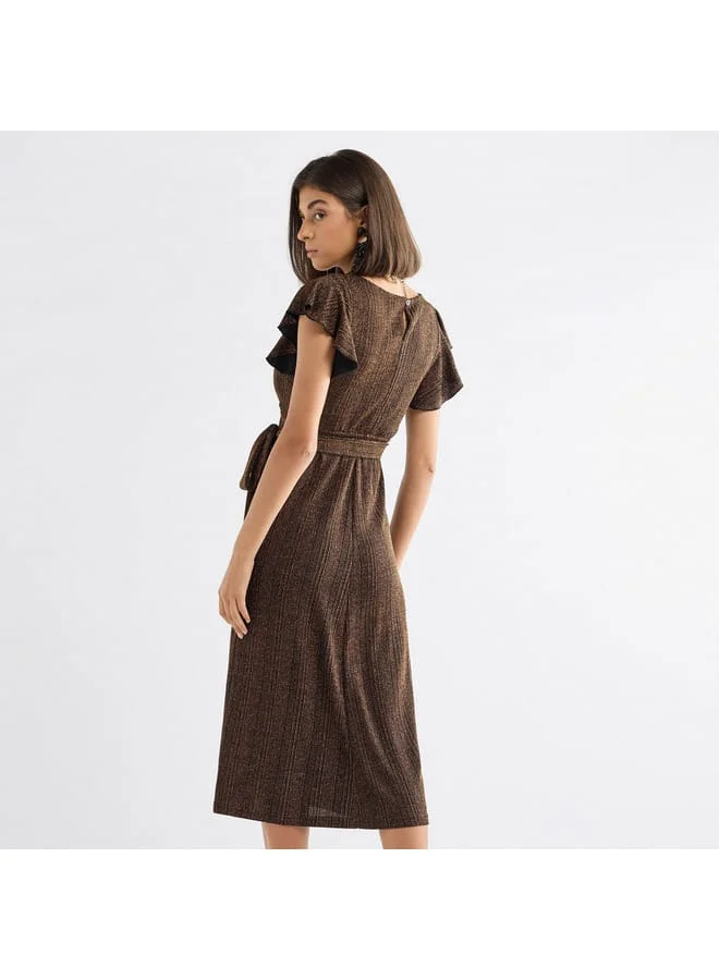 Splash FAV Flutter Sleeve Dress