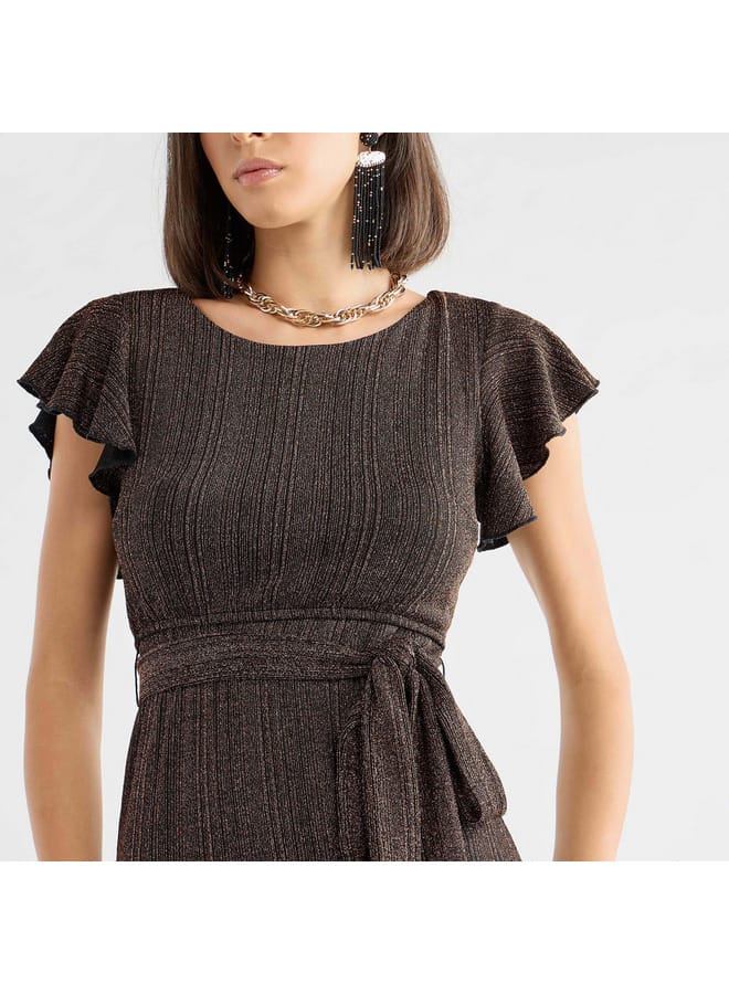 Splash FAV Flutter Sleeve Dress  - Image 4