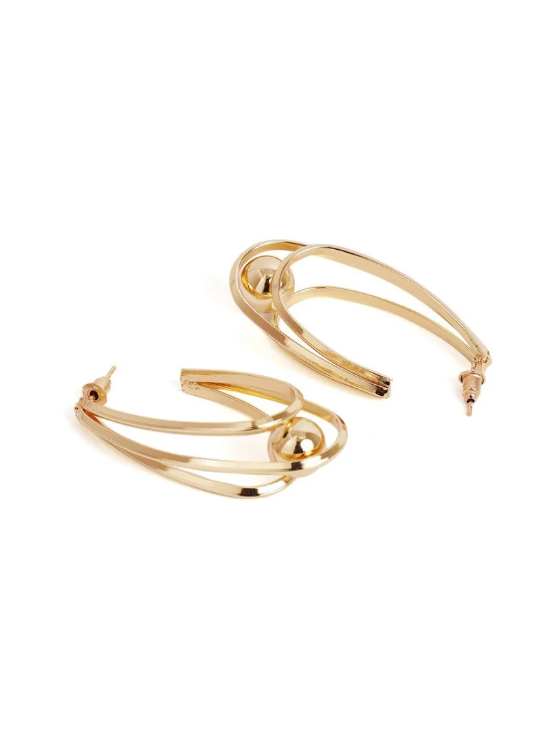 Priyaasi Contemporary Hoop Earrings