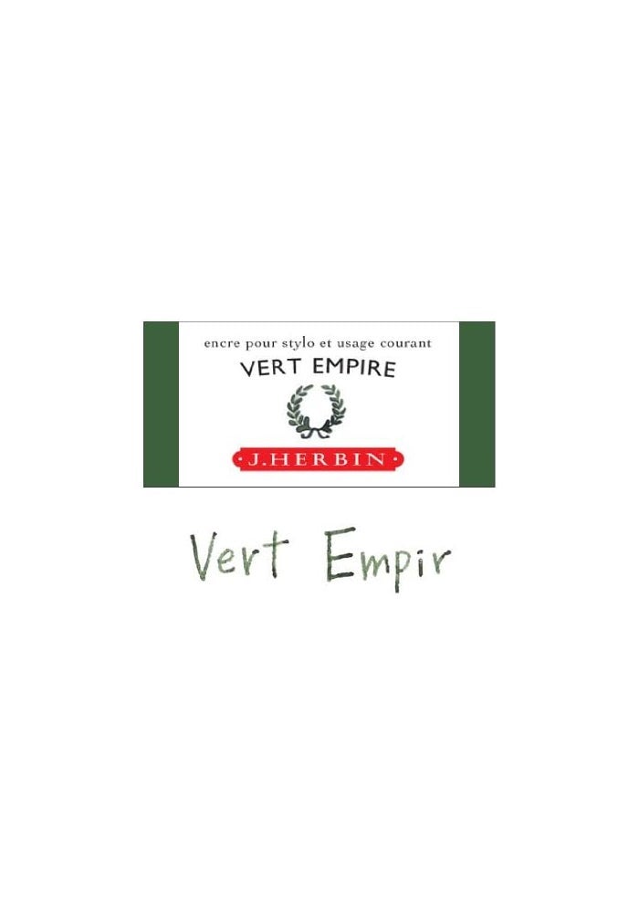 Jacques Herbin J.Herbin Fountain Pen Ink - Vert Empire (30 ml) - Premium Quality Ink for Everyday Use - Image 4