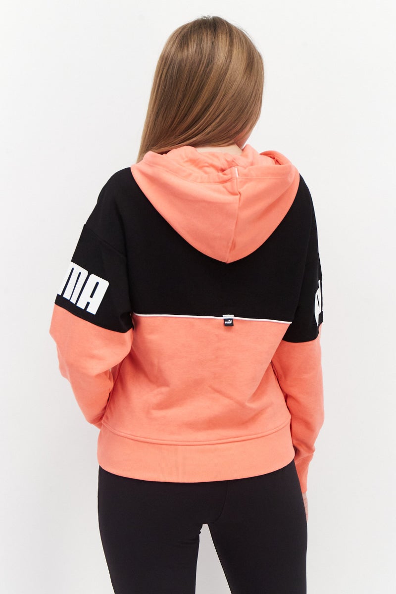 PUMA Women Sportswear Fit Outdoor Hoodie, Black - Image 4