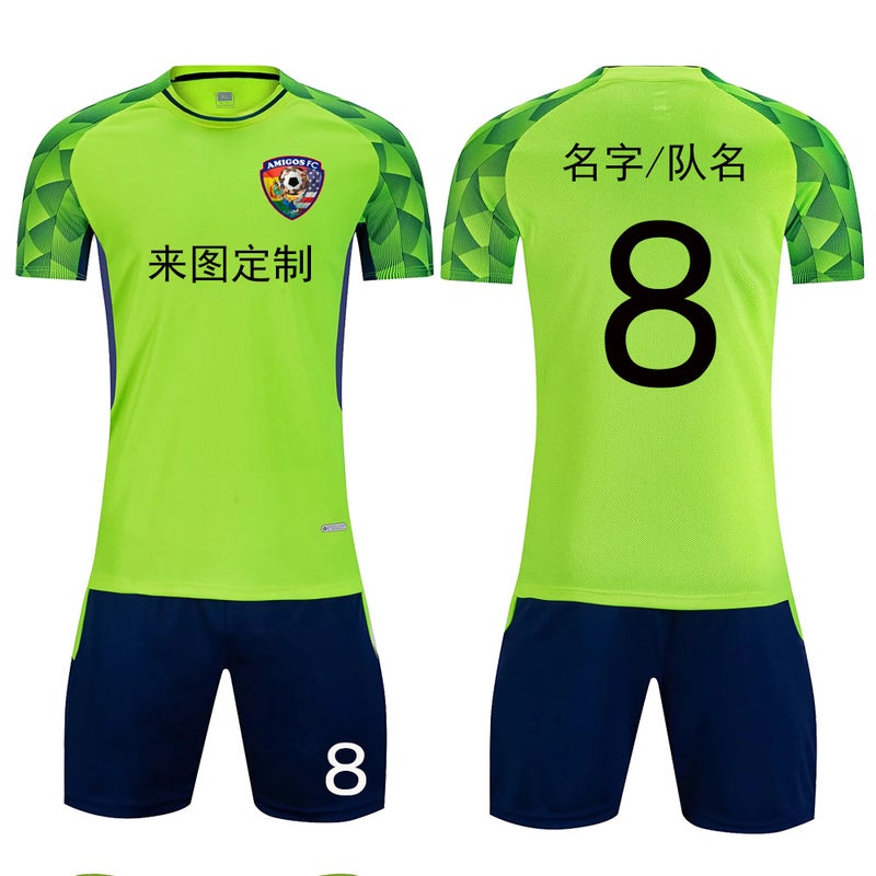 Football Uniform Suit Men'S Game Training Team Uniform Printed Ball Uniform Children'S Adult Sports Suit Jersey Football Men - Image 4