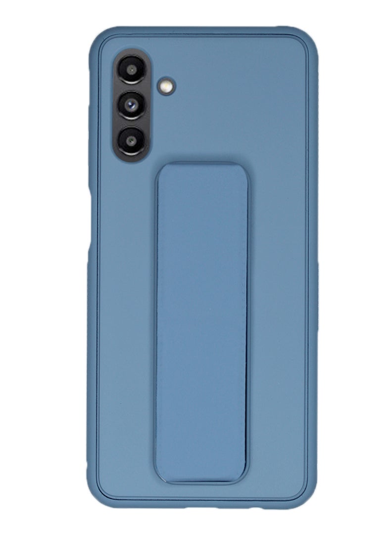 Theodor Fully Covered With Finger Grip Stand Holder Anti Slip Shockproof Protective Case Cover For SAMSUNG GALAXY A13 5G BLUE - Image 1