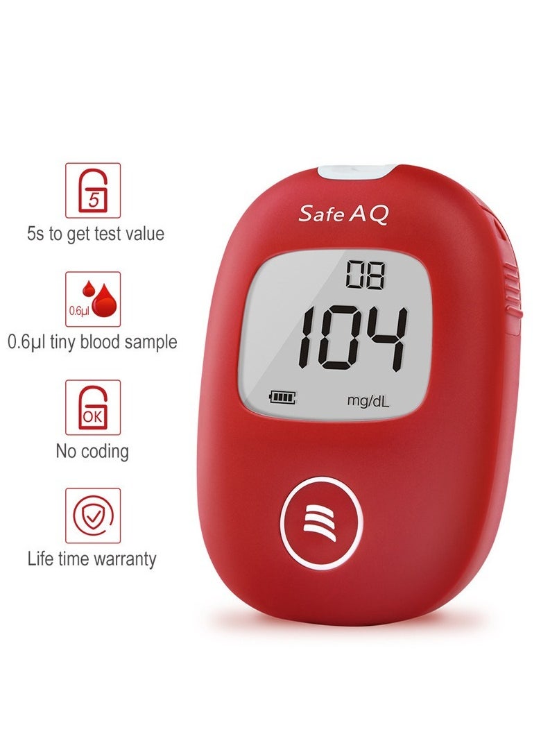 SINOCARE - SINOCARE No-Code Adjustment Fully Automatic Blood Glucose Meter Diabetes Monitoring Blood Glucose Meter - Image 1