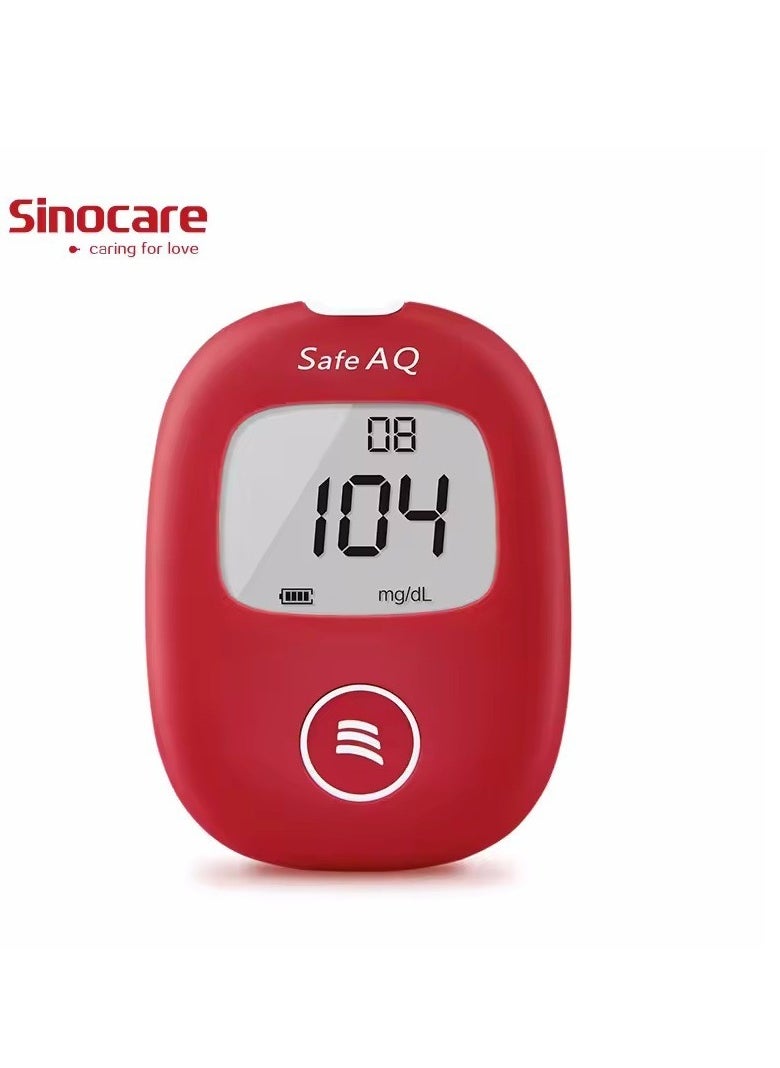 SINOCARE - SINOCARE No-Code Adjustment Fully Automatic Blood Glucose Meter Diabetes Monitoring Blood Glucose Meter - Image 1