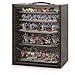 Cathyeen Miniature Display Case Display Cases for Collectibles Miniatures Storage Case Display Shelves Shelf for Collectibles for Mini Action Figures Valuable Collectibles or Crystal Stone Black - Image 3