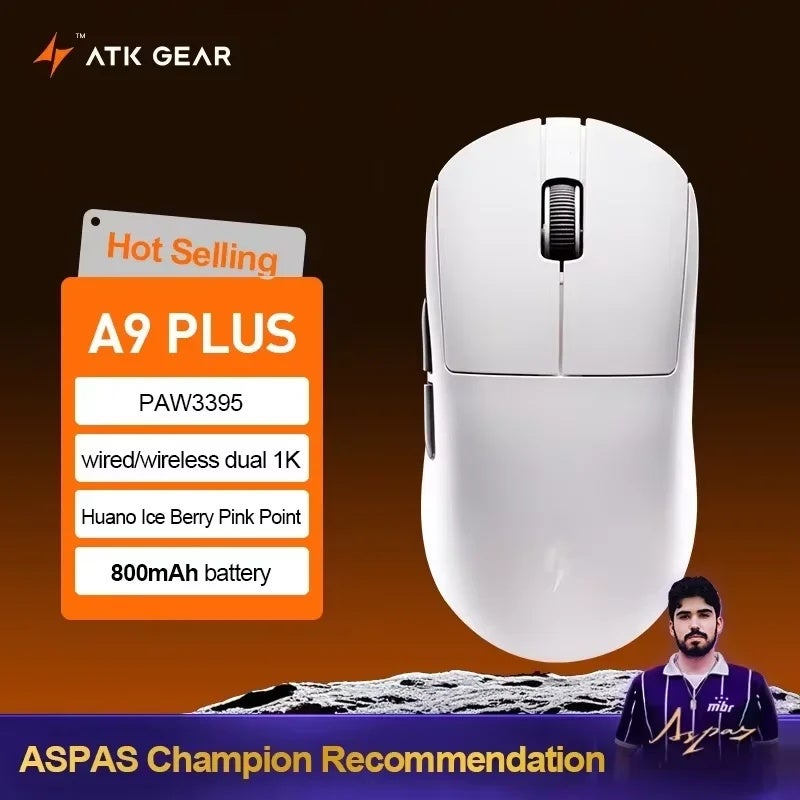 ATK A9 Series Gaming Mouse, A9 SE, A9 Plus, A9 Pro Max, A9 Ultra Max, A9 Ultimate, A9 Air Ultimate, A9 Mini - Image 1