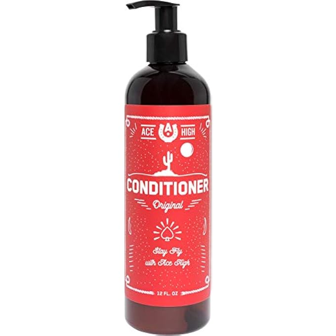 ace high MEN'S HAIR CONDITIONER, HYDRATES AND SOFTENS, PROMOTES SCALP HEALTH, SMALL BATCH, SULFATE FREE,12OZ - Image 1