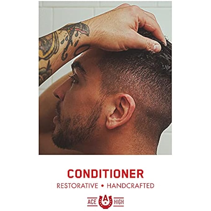 ace high MEN'S HAIR CONDITIONER, HYDRATES AND SOFTENS, PROMOTES SCALP HEALTH, SMALL BATCH, SULFATE FREE,12OZ - Image 2