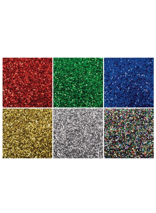 Spectra Arts & Crafts Glitter Assortment, 6 Assorted Colors, 4 Oz., 6 Jars - Image 5