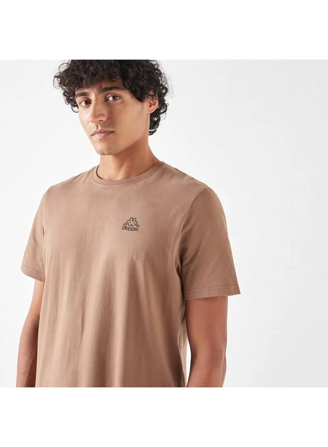 كابا Kappa Logo Print T-shirt with Crew Neck and Short Sleeves