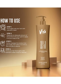 Viva Brazilian Protein After Care Nourishing Shampoo 750ml SULFATE FREE  PARABEN FREE GLUTEN FREE COLOR FREE - pzsku/ZA70FA1B0E57E768E4607Z/45/_/1733659915/a4b62b3a-30fc-4081-a40a-0a2d3cdf9087