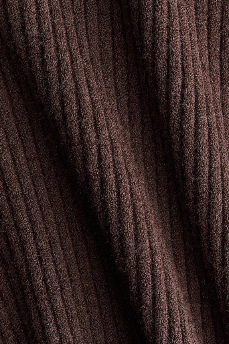 H&M Wide rib-knit trousers