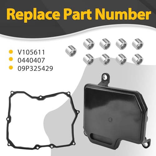 Treloxia Automatic Transmission Filter with Pan Gasket Fits for Audi Q3, Volkswagen Tiguan/Arteon/Atlas, Replace V105611, 0440407, 09P325429 - Image 3