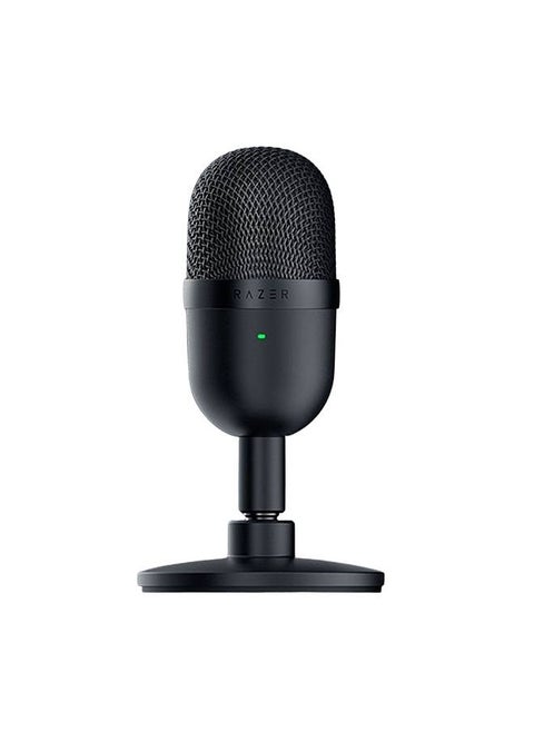 Mini USB Capacitor microphone Desktop desktop PC K Song game live microphone black