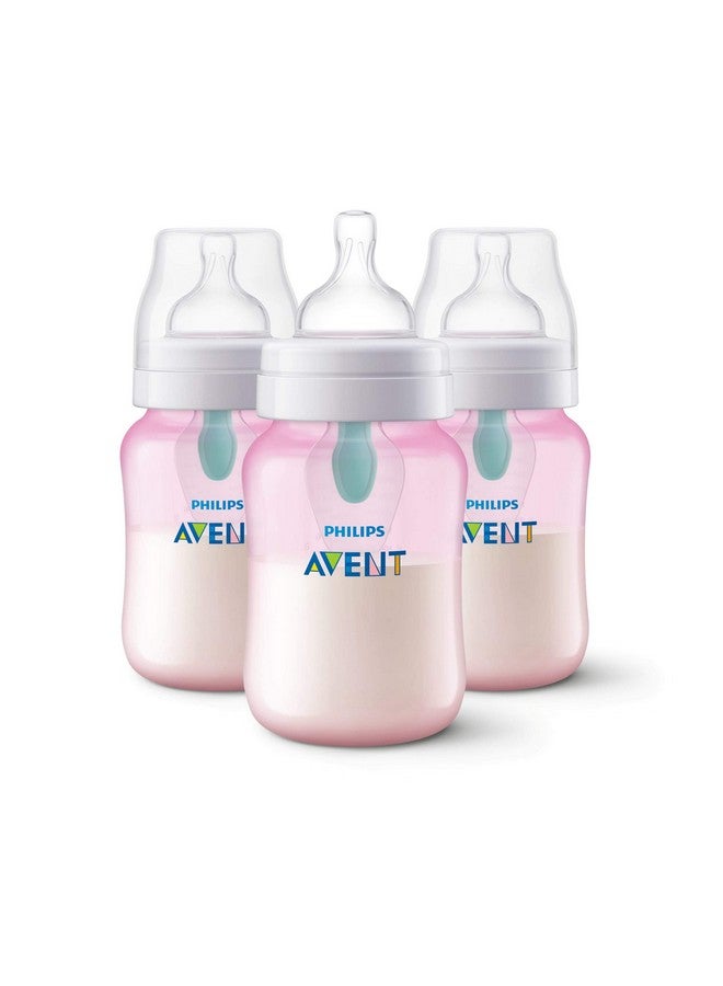 Philips Philips AVENT 9oz Anti-Colic Bottles with AirFree Vent, Pink