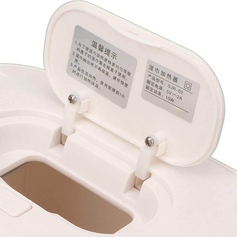 OUKA Baby Wipe Warmer, Baby Wet Wipes Dispenser, Large Capacity LED Screen Portable Uniform Heating Adjustable Wet Wipe Warmer, Quick Heating System, Wipes Warmer for Babies Baby - Image 4