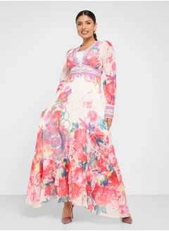 ELLA Floral Print Dress  - Image 4