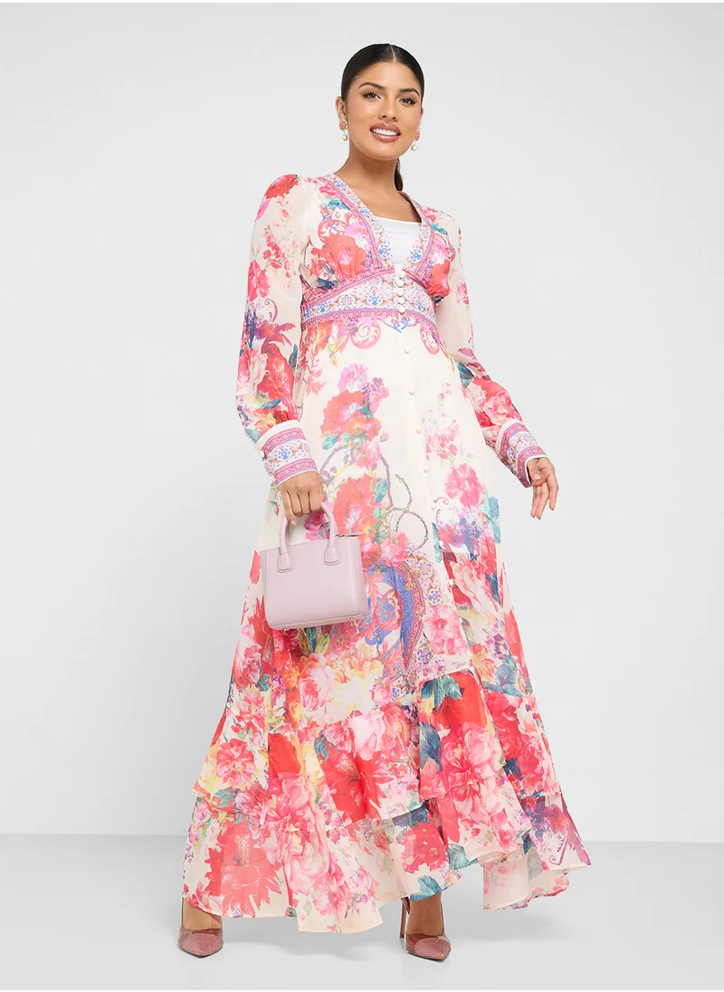 ELLA Floral Print Dress