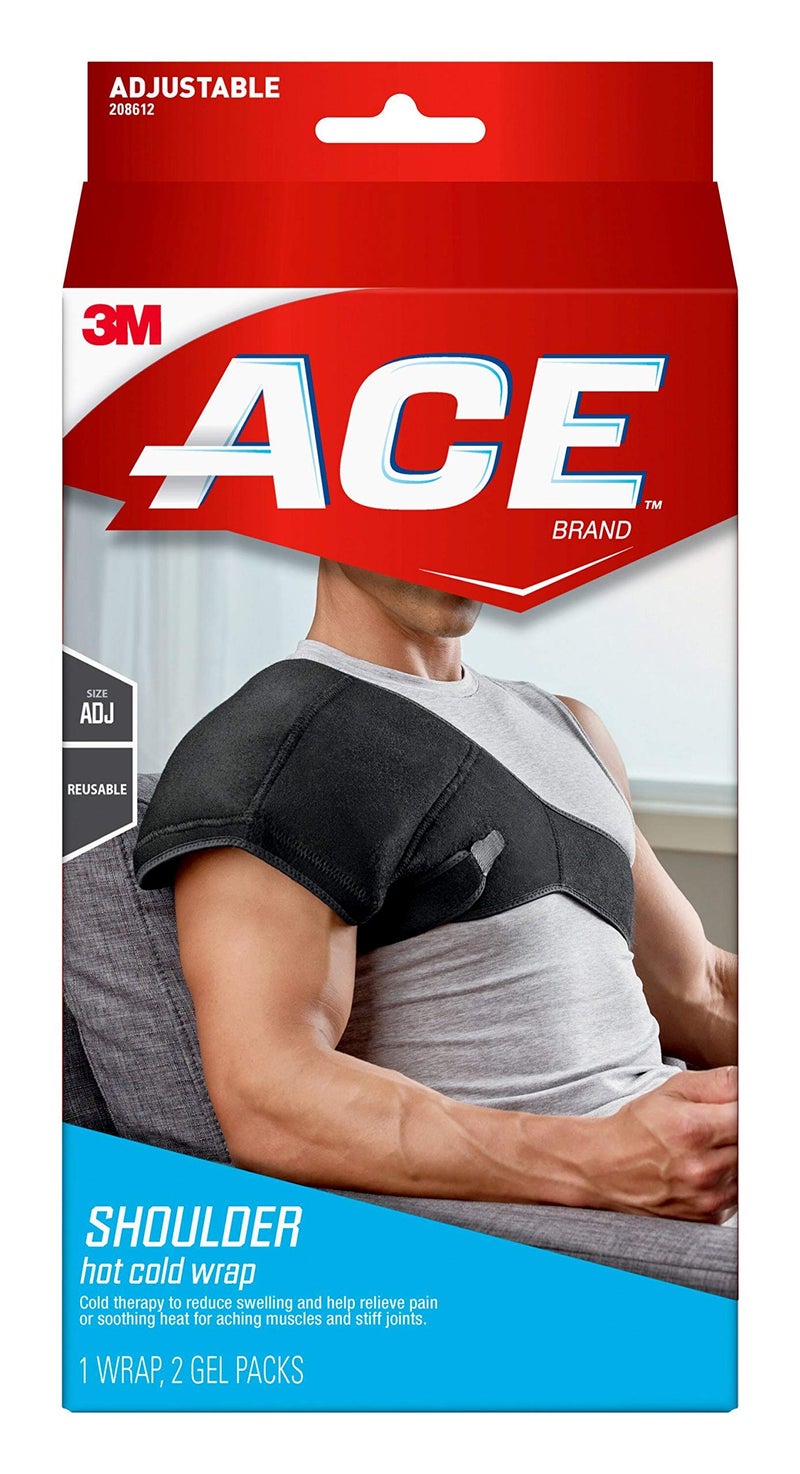 ACE ACE Hot Cold Shoulder Wrap Adj Black