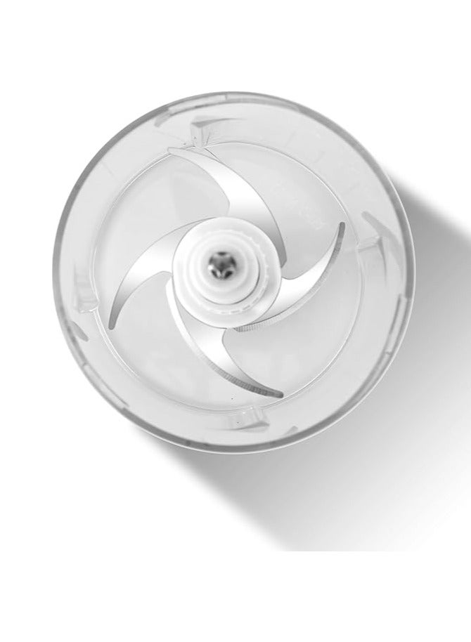 سوبر ويف قطاعة خضروات كهربائية سعة 0.5 لتر قدرة 300 واط | سرعتان للتقطيع ومزودة بـ 4 شفرات حادة من الاستانلس استيل سهلة التركيب والتنظيف | مفرمة خضار للسلطة والصلصات ومعجن الكاري والبيستو - Image 3