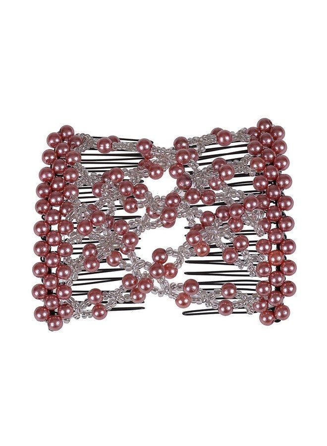 Ruihfas 6Pcs Multifunction Easy Comb Magic Comb Stretchy Beaded Hair Comb Elastic Double Combs In Mix Colors Hair Holder - Image 4