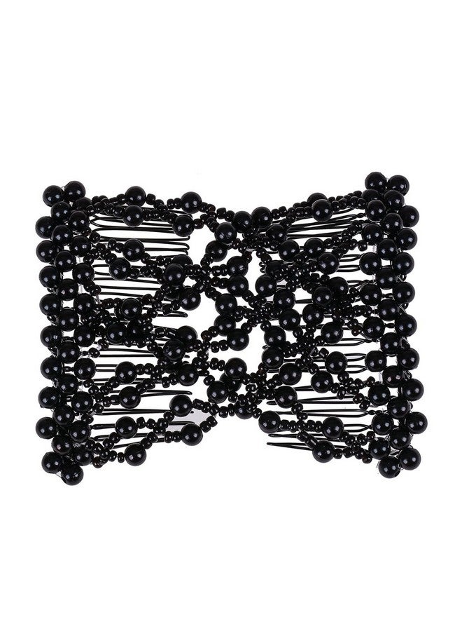Ruihfas 6Pcs Multifunction Easy Comb Magic Comb Stretchy Beaded Hair Comb Elastic Double Combs In Mix Colors Hair Holder - Image 3