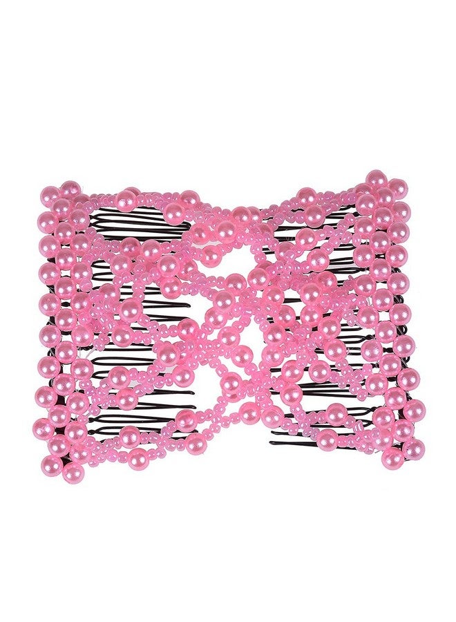 Ruihfas 6Pcs Multifunction Easy Comb Magic Comb Stretchy Beaded Hair Comb Elastic Double Combs In Mix Colors Hair Holder - Image 5