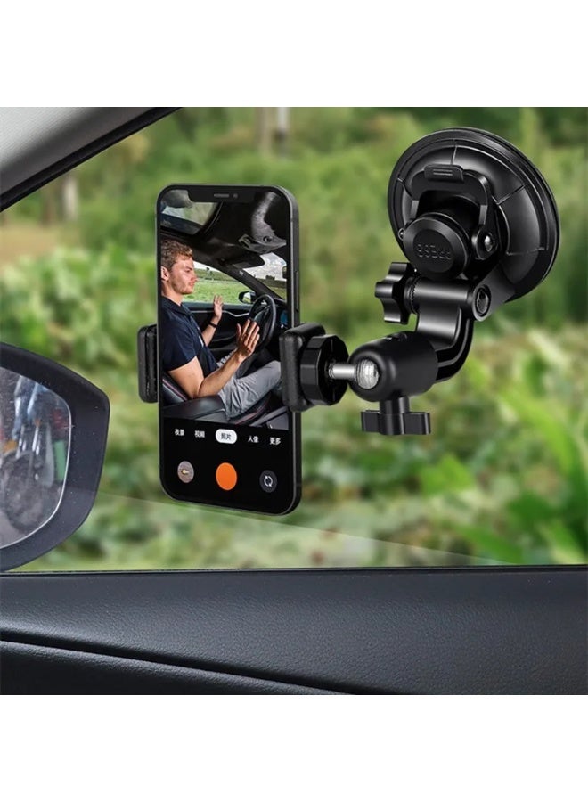 Car Phone Mount with Strong Suction Cup & 360° Adjustable Arm Car Phone Holder Phone Holder Stand for All Phones  - Image 1