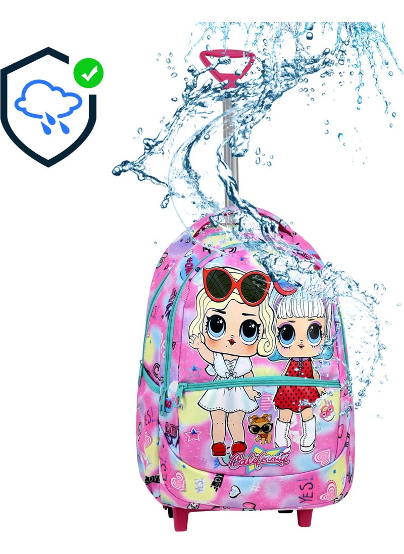 Çantaland Colourful Patterned Primary School Bag with Trolley + Lunch Box  - Image 5