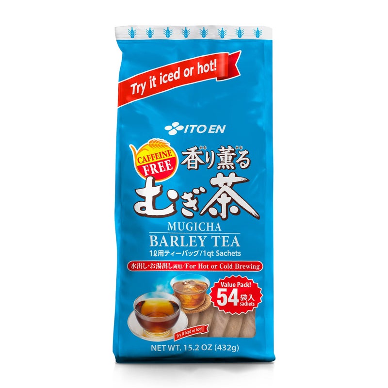 Ito En Mugicha Roasted Barley Tea, 54 Count Tea Bags, Caffeine Free - Image 1