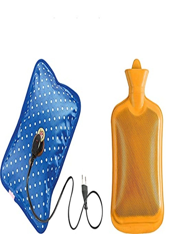 Thermocare Combo Of Hot Water Bottle Rubber Water Bag And Gel Bottle(Multi-Colour) - Image 1