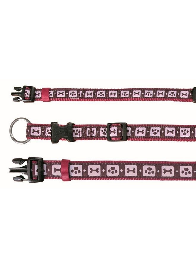 تريكسي طوق فني حديث للكلاب | طوق نايلون للكلاب قابل للتعديل مع مشبك بلاستيكي للإغلاق | متين ومقاوم للتمزق، مفيد في التدريب الأساسي لكلبك - (L-Xl 16-26/25 مم)، أحمر