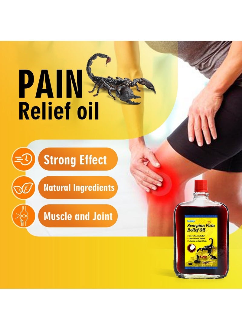 Sumifun Active Scorpion Oil, Effective Oil for Relaxing Neck, Shoulder, Waist, Leg and Trauma Muscles 50ml - Image 4
