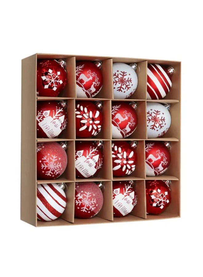إيفا Christmas Red Baubles Set of 16 - Image 1