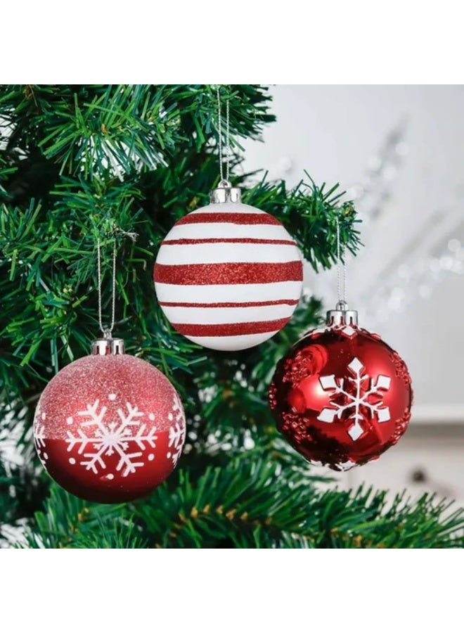 إيفا Christmas Red Baubles Set of 16 - Image 3