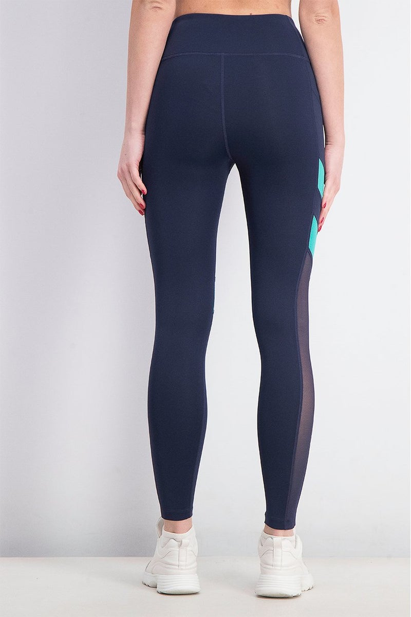 New Balance Women Active Plain Legging, Pigment Navy - Image 4