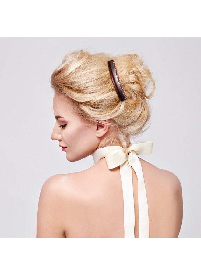 Chuangdi - 12 Pieces Plastic Side Hair Twist Comb French Twist Comb Hair Clips With Teeth For Fine Hair Accessories Women Girls 4 Colors (23 Teeth) - Image 1